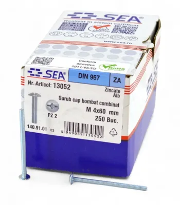 SEA SURUB PAL/LEMN CAP INECAT 4,0*18 PZ2 ZN