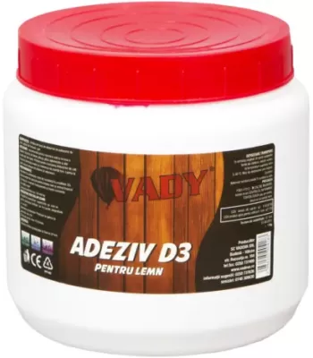 Adeziv lemn D3 Vady 0,5kg (16buc/bax)