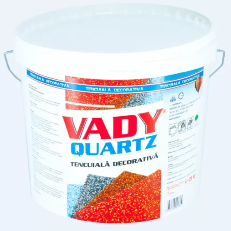 Amorsa tencuiala grund cu quartz Vady alb 5L