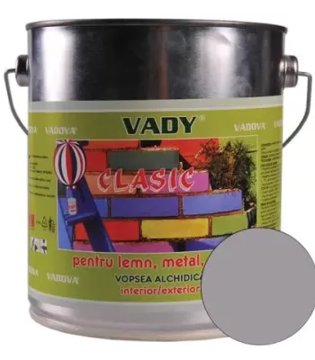 Vopsea alchidica clasic Vady 3 kg Gri